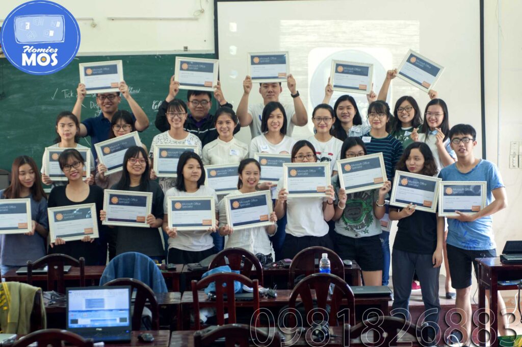 Đối tương phù hợp với khóa học luyện thi mos
